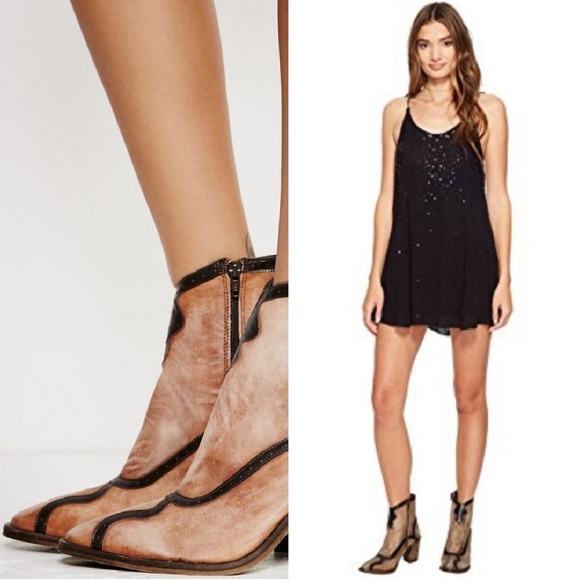 Western Inspired Free People Booties - Picture 6 of 8